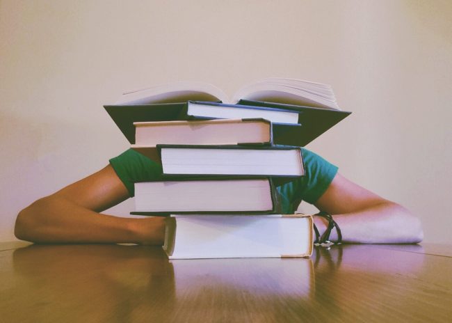 Ragazza-con-la-faccia-sul.libro2 Esami