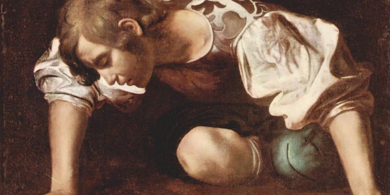 Uomo-che-specchia Narcisismo